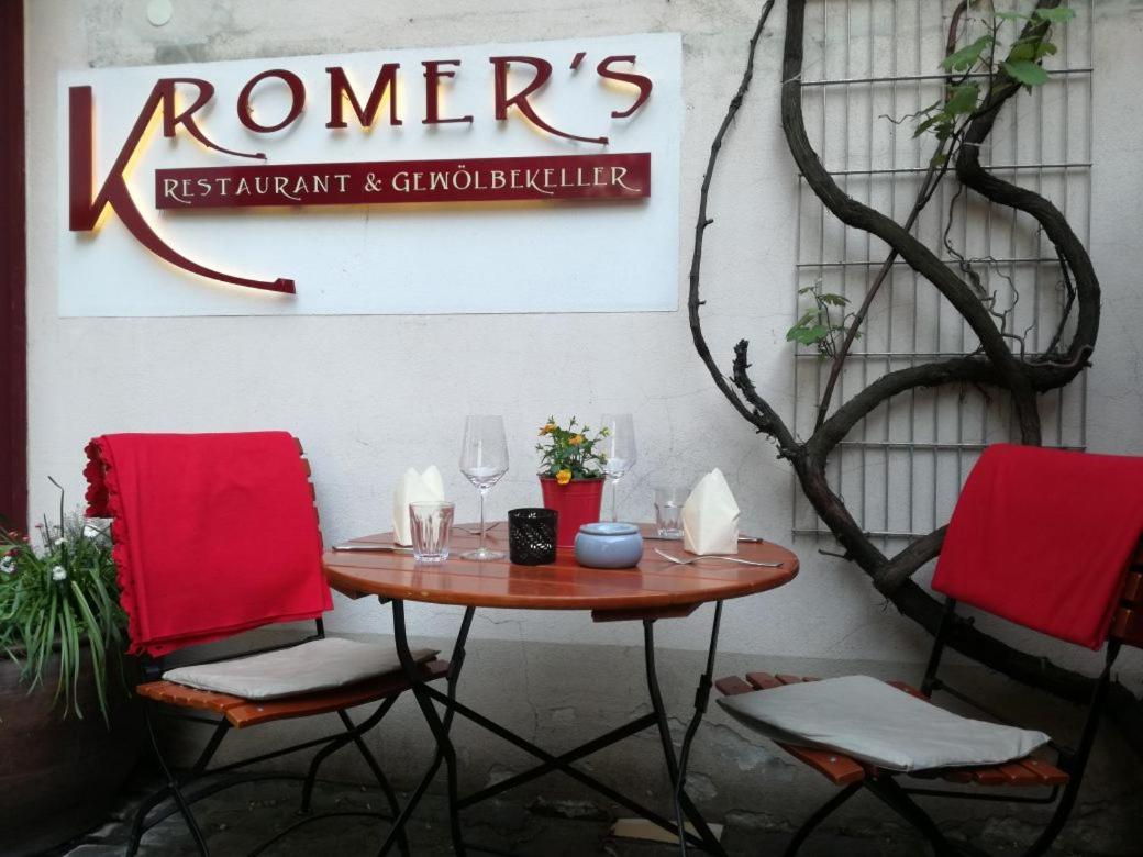 Altstadtwohnung Kromers & Restaurant Erfurt Dış mekan fotoğraf